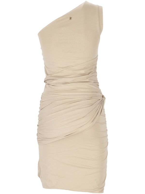 Patou Beige Mini Dress