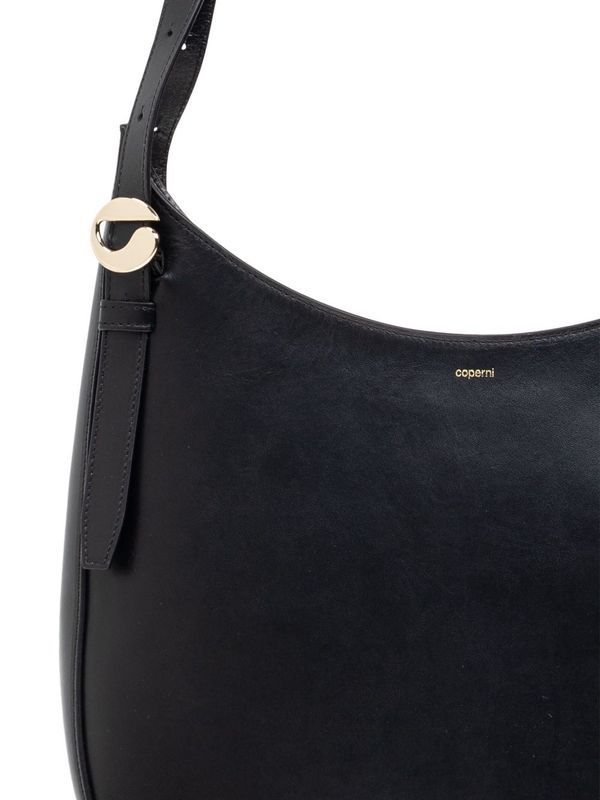 Belt Logo Leather Shoulder Bag