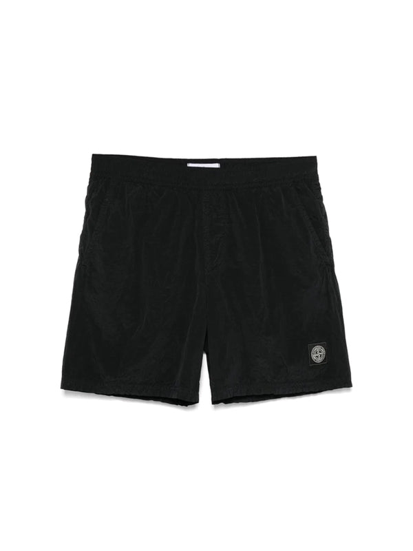 Stone Island Black Swim Shorts