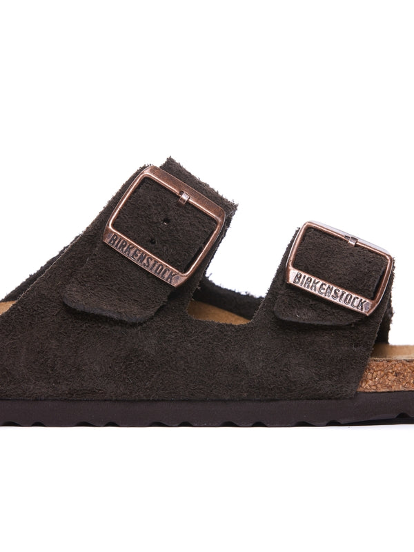 Arizona Buckle Suede Sandals