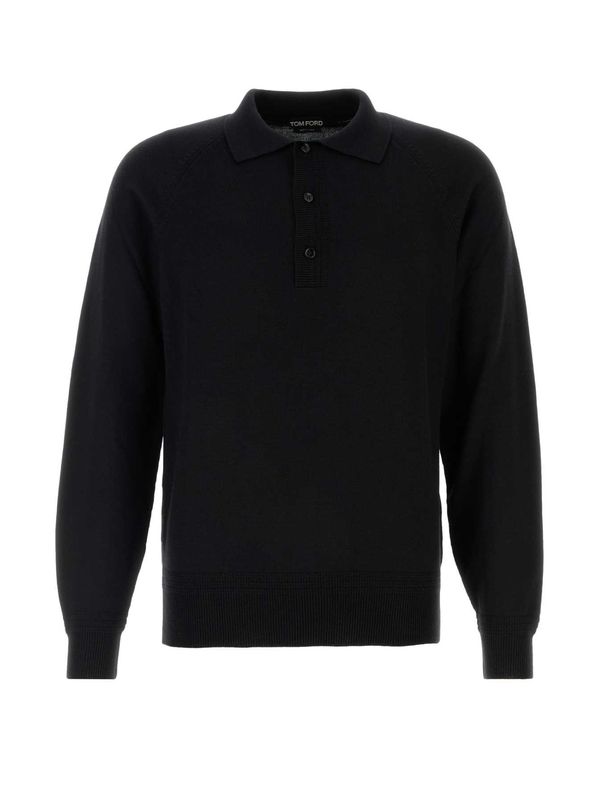 Wool Silk Polo Shirt