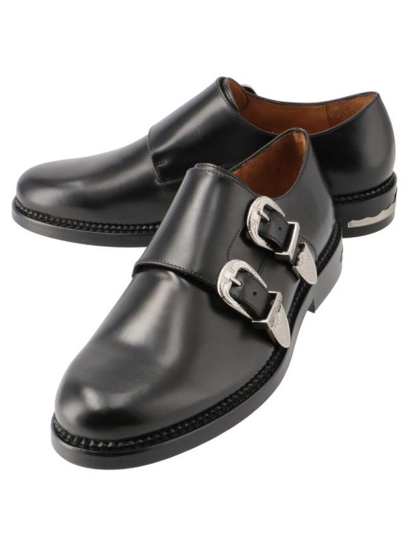 Taurus Leather Monk Strap Shoes