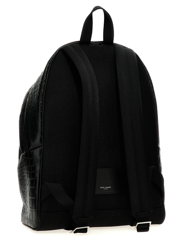 Crocodile
  Effect Leather Backpack