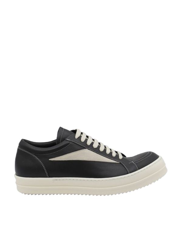 Rick Owens Black Low Top Sneakers