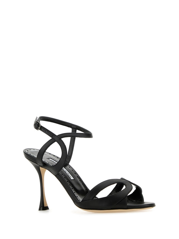 Elda Leather Sandal Heelss