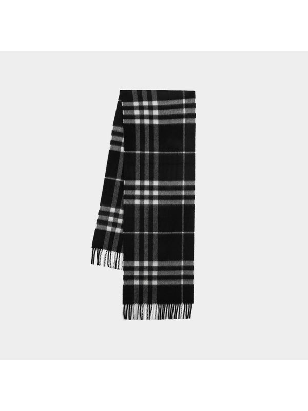 Check Cashmere Muffler