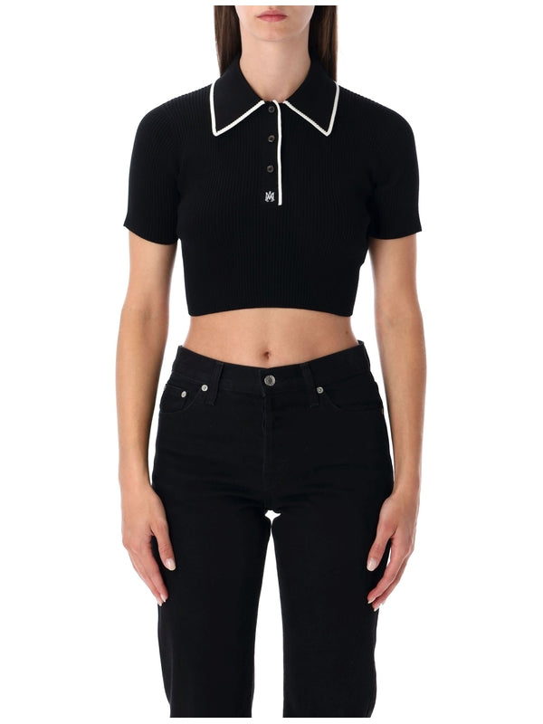 Amiri Black Polo Shirt