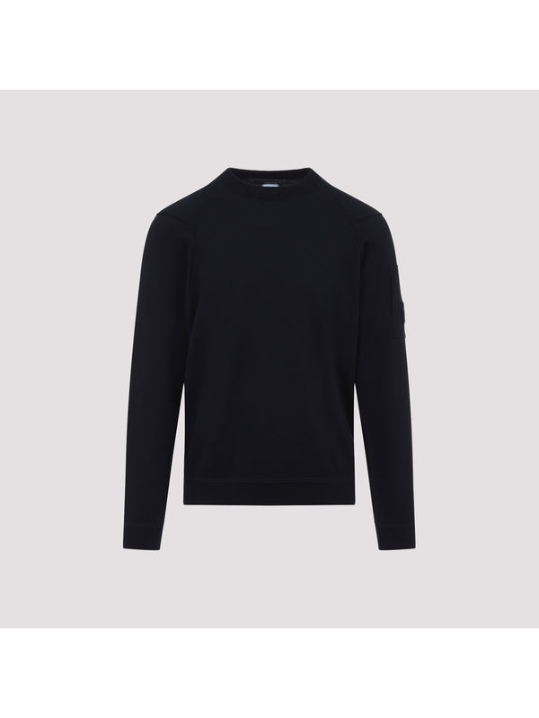 Lens Wappen Crewneck Cotton Knit