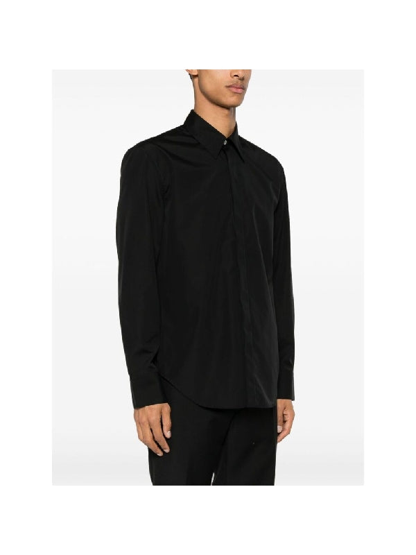 長袖コットンシャツ