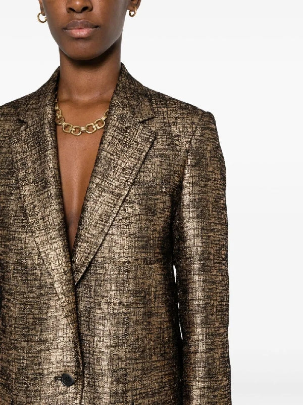 Allover Metallic Decorated Single
  Jacket