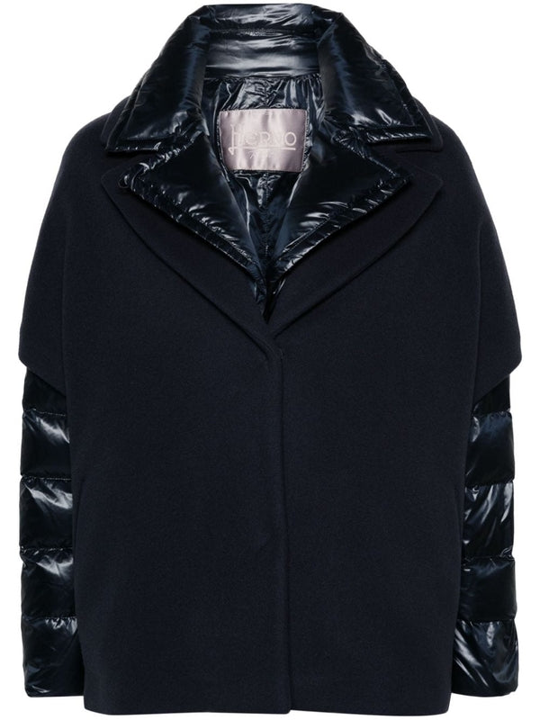 Single Breasted Layered Padding