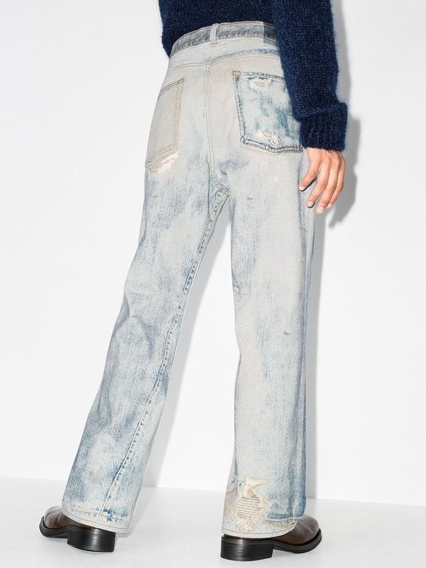 Digital Printed Cotton Denim Pants