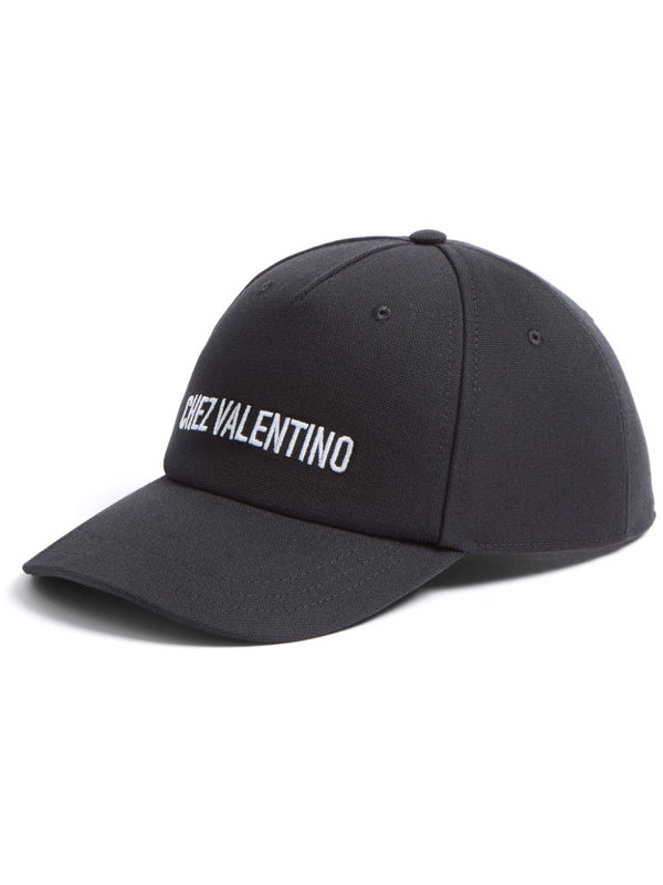 Valentino Black Ball Cap
