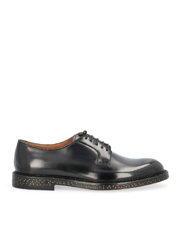 Studded Sole Calfskin Derby Shoes