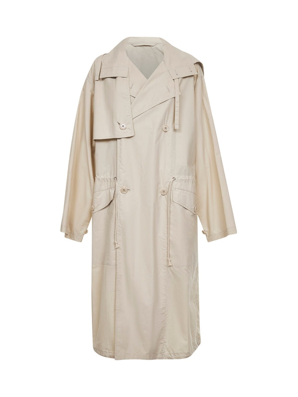 Ventile Cotton Hooded Trench Coat