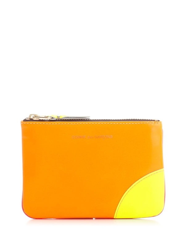 Two-tone Leather Coin Purse