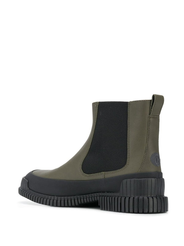 Camper Green Chelsea Boots