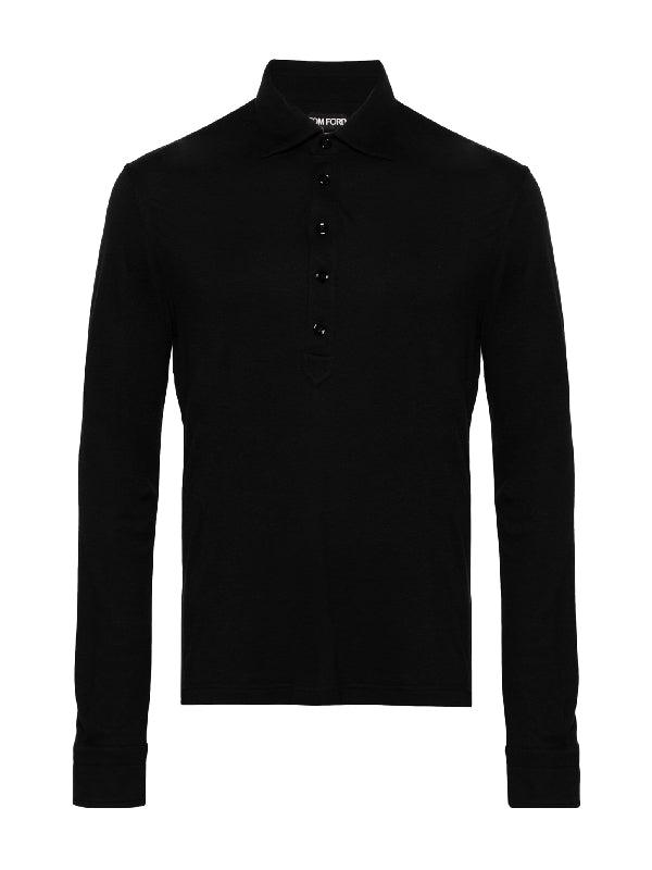 Viscose Silk Polo Shirt