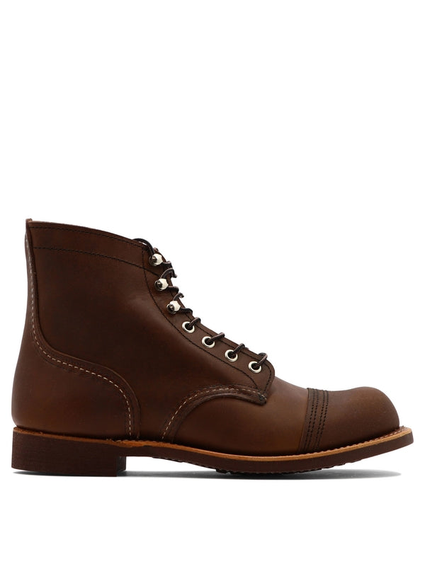 Red Wing Brown Lace-Up Boots