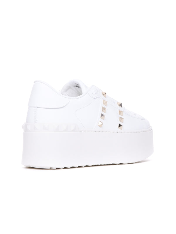 Valentino White Low Top Sneakers