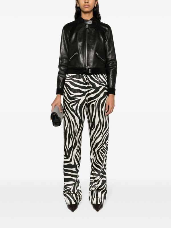 Zebra Pattern
  Logo Banding Pants