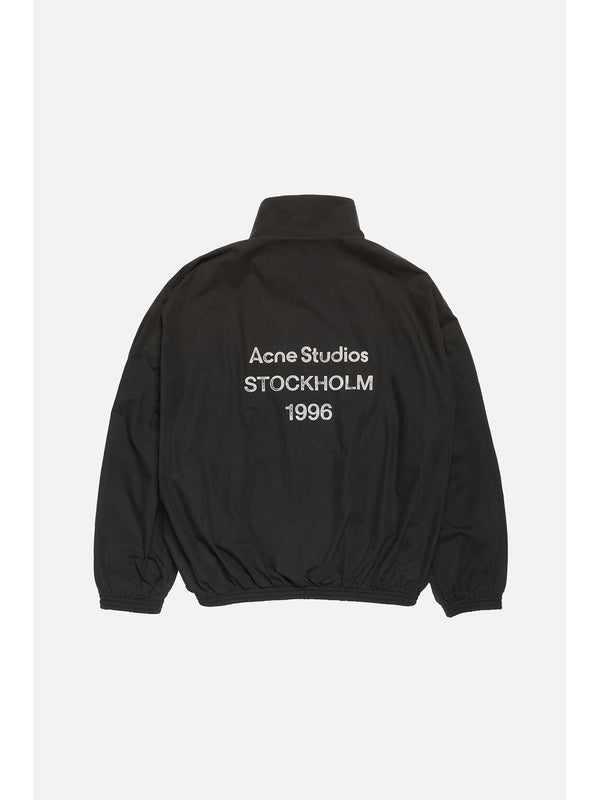 Acne Studios Black Logo Zipper Jacket