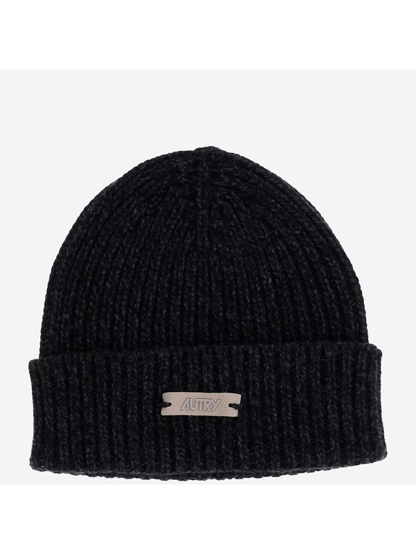 Autry Black Beanie