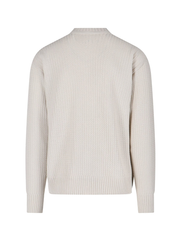 Mock Neck Cotton Knit