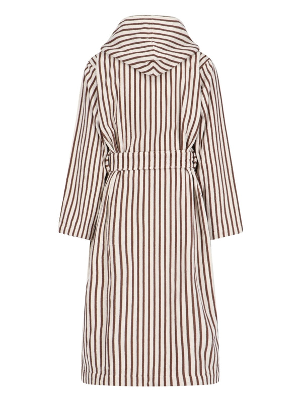 Striped Cotton Bathrobe