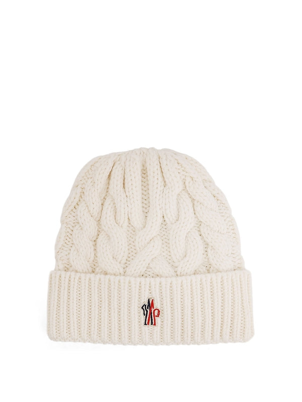 Moncler White Beanies