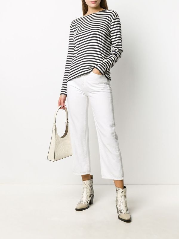 Stripe Cotton
  Long Sleeve Top