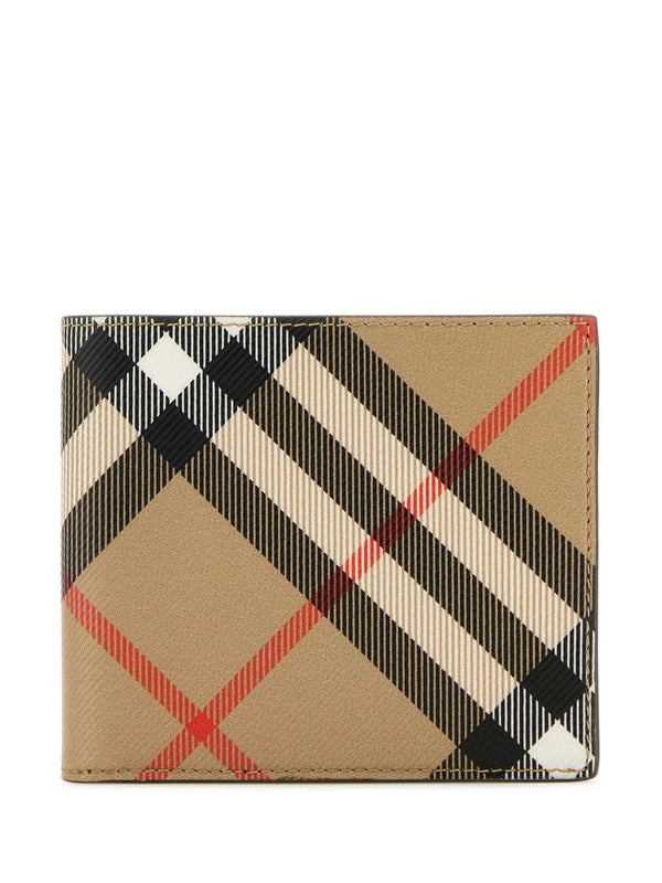 Vintage Check Bi-Fold Wallet