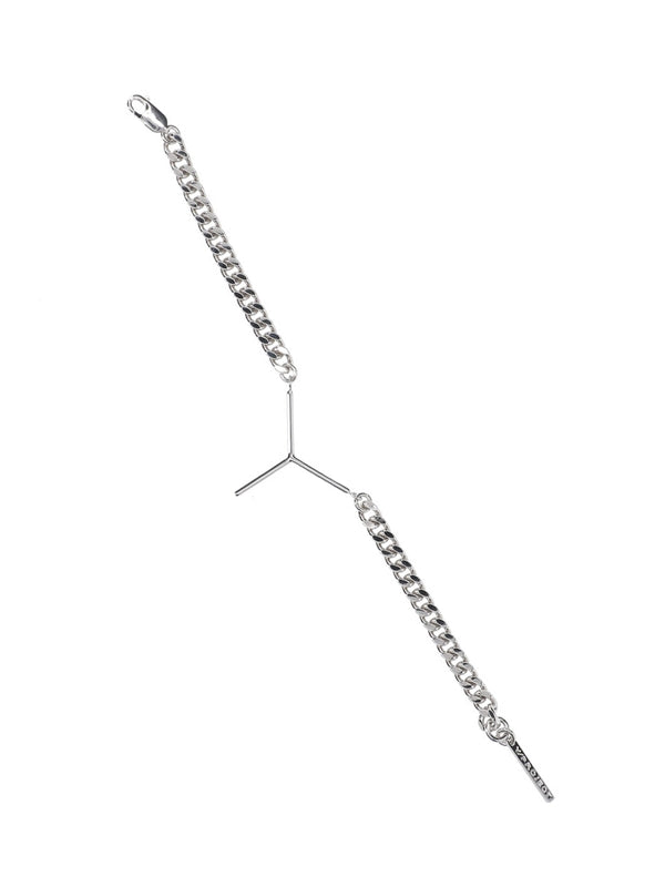 ロゴチャームチェーンブレスレット