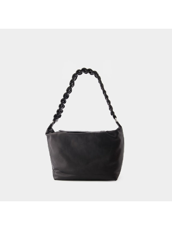 Lattice Leather Shoulder Bag