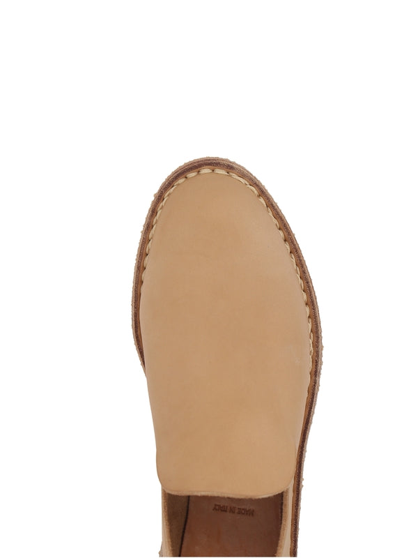 Round Toe
  Slip-On Flat Shoes