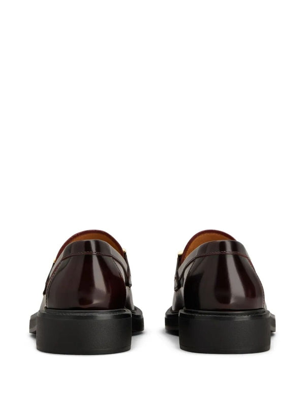 Tod'S Burgundy Loafers