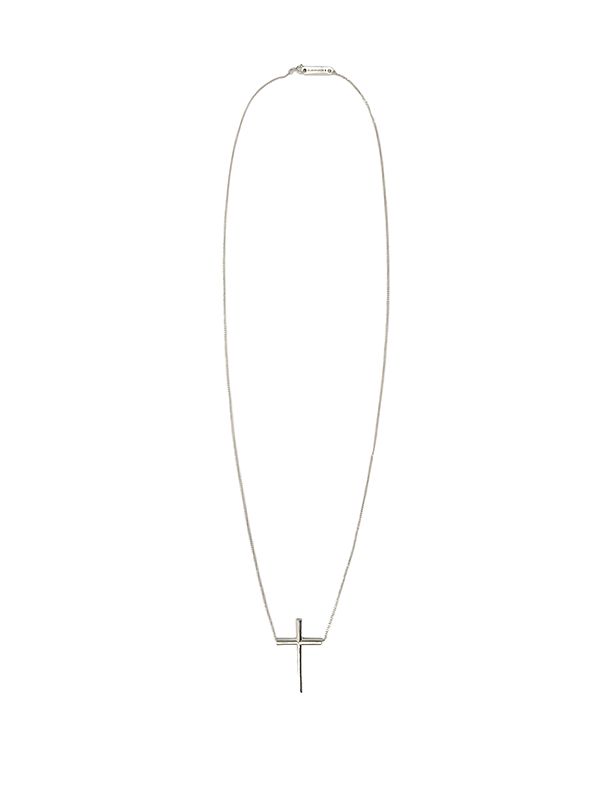 Cross Pendant Silver Necklace