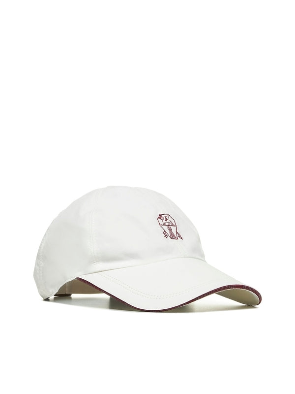 Brunello Cucinelli White Cap
