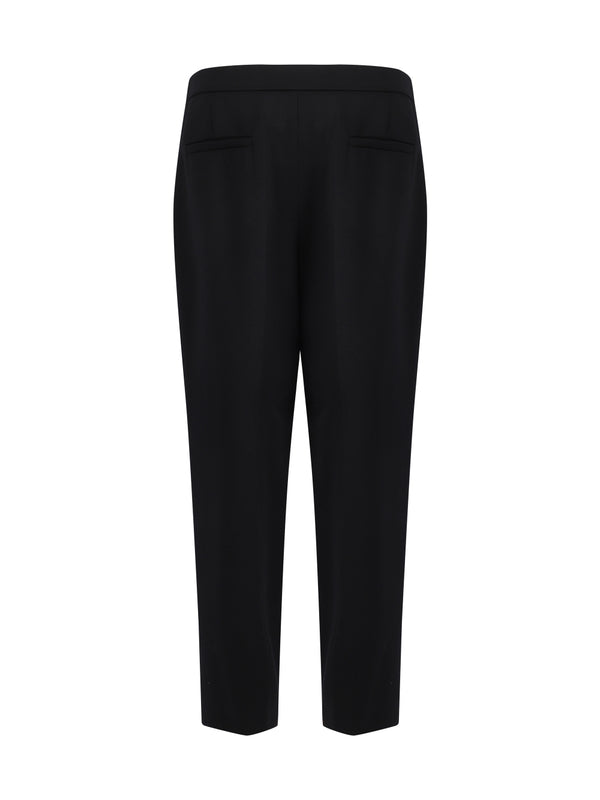 Double Pleats Wool Pants