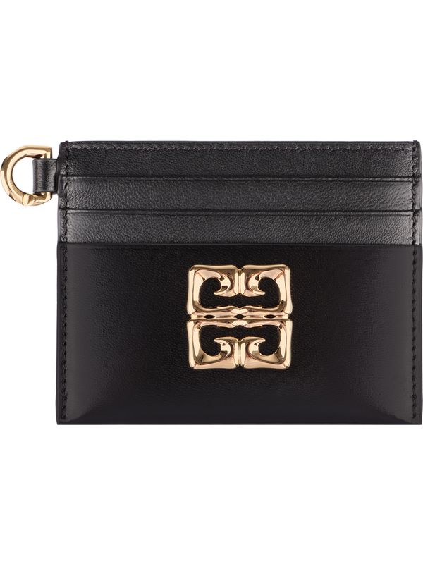 4G Logo Leather Card Wallet