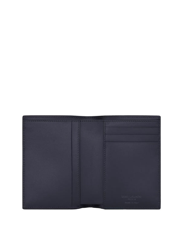 Saint Laurent Navy Wallet