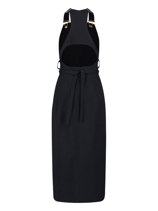 Cut-Out Clasp Fastening Dress