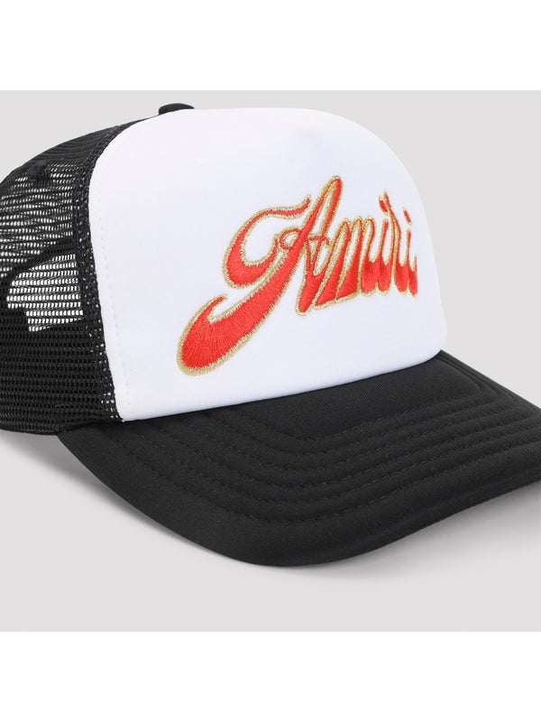 Amiri White Black Cap