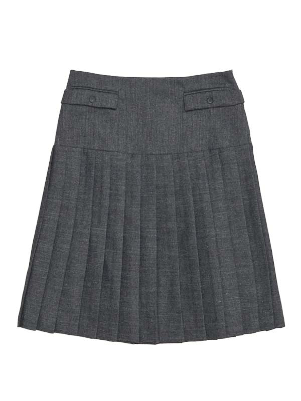 Plugin Gray Pleated Skirt