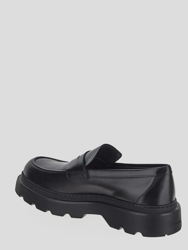 Black Calfskin Loafers