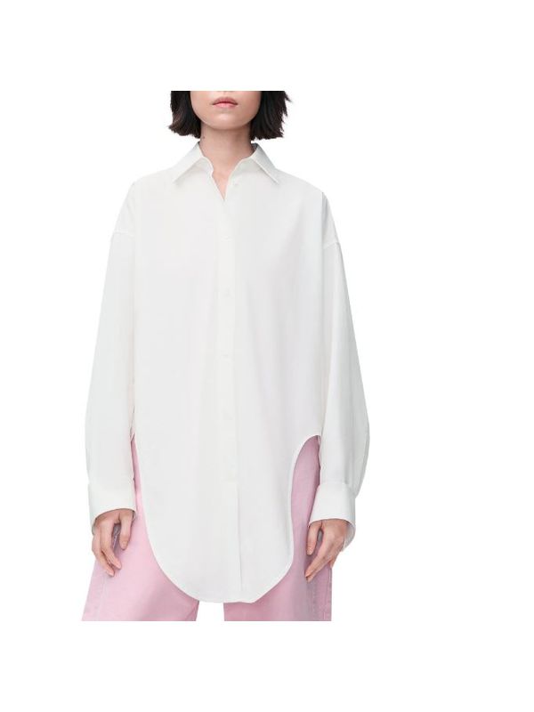 Anagram Logo Embroidered Cotton Shirt