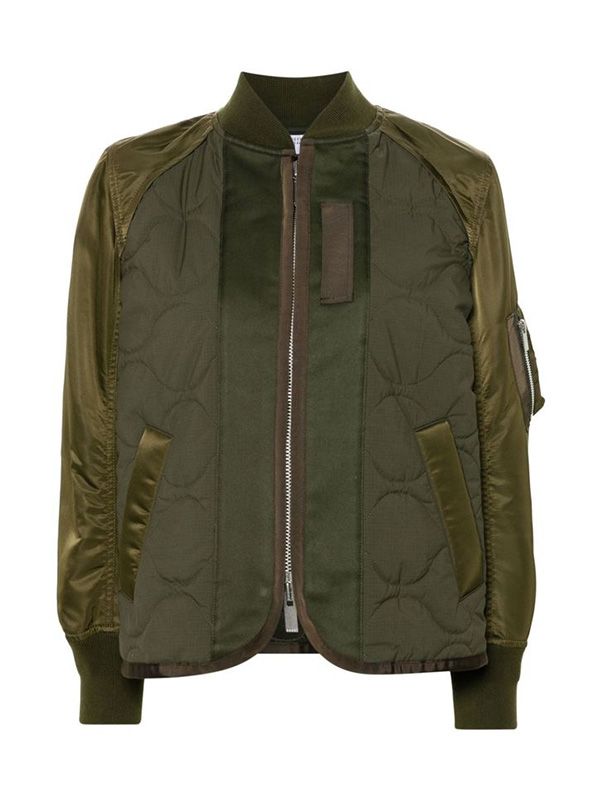 sacai - Rip Stop Quilted Bomber - Jente