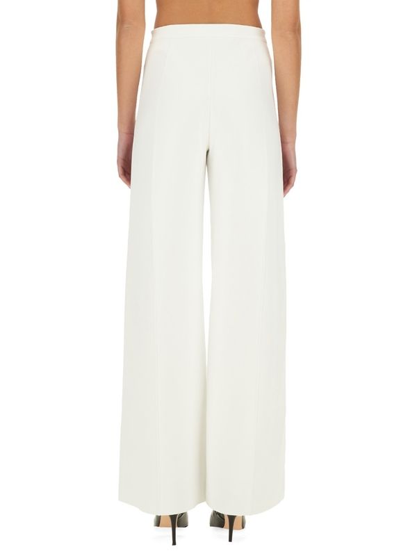 Straight Viscose Blend Pants