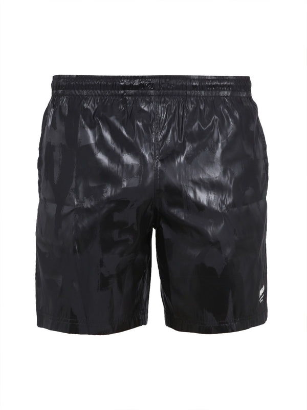 Alexander Mcqueen Black Swim Shorts