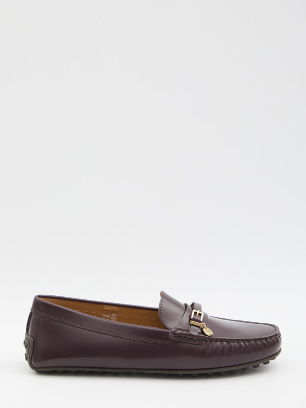 Tod'S Burgundy Loafers